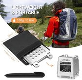 tent kachel / Draagbare Lichtgewicht - camping gas stove Portable collapsible, ‎1.63 x 9 x 10.92 cm