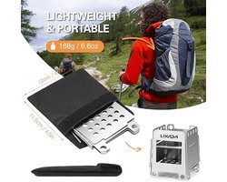 tent kachel / Draagbare Lichtgewicht - camping gas stove Portable collapsible, ‎1.63 x 9 x 10.92 cm