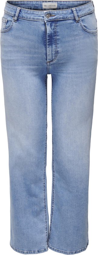 Only Carmakoma Jeans Carwilly Hw Wide Dnm Tai006 Noos 15313368 Light Blue Denim Dames Maat - W42 X L32
