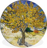 WallCircle - Wandcirkel - Muurcirkel - Moerbeiboom - Vincent van Gogh - Aluminium - Dibond - ⌀ 60 cm - Binnen en Buiten