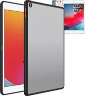 Phreeze Back Cover AntiShock - Geschikt voor iPad 9.7 5/6 Hoes (2017/2018) - 5e/6e Generatie - Beschermings Hoes - Zwart - Transparant