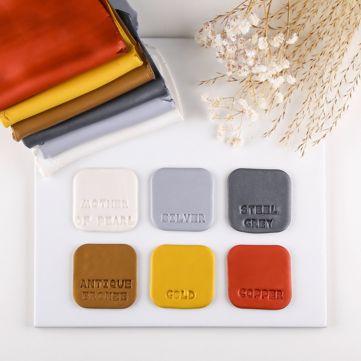 Fimo effect metallic 57g parelmoer — afbeelding 2