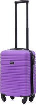 Valise de voyage bagage à main BlockTravel XS avec roulettes amovibles 29 litres - serrure TSA intégrée - légère - violet