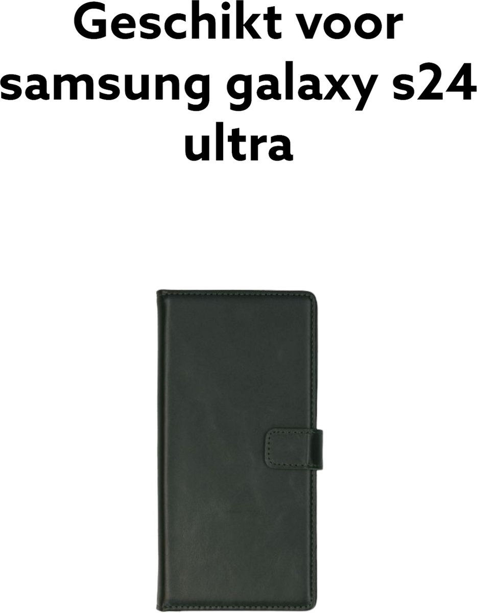 Samsung galaxy s24 ultra bookcase black - samsung galaxy s24 ultra boekje zwart