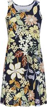 Mouwloos Bloomy nachthemd bloemen navy - Blauw - Maat - 36