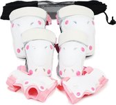 Kniebeschermers - Beschermende accessoires voor inlineskaters; set van 6 beschermers voor kinderen