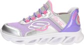 Skechers Flex Glide Meisjes Sneakers - Grijs/Lila - Maat 31