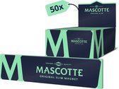 Mascotte® Original King Magnet 34 x 50 boekjes | Lange Vloei sigarettenpapier | Gelijkmatig brandende vloei met Magneetsluiting | 1700 Vloeitjes