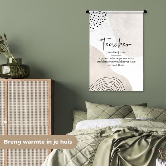 Tapisserie - Tapisserie - Maître - Professeur - Proverbes - 60x90 cm - Tapisserie