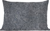 Buitenkussens - Graniet - Steen - Patroon - Design - Grijs - 60x40 cm - Weerbestendig
