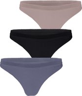 Bjorn borg 3-pack dames strings kant - Core autumn - L