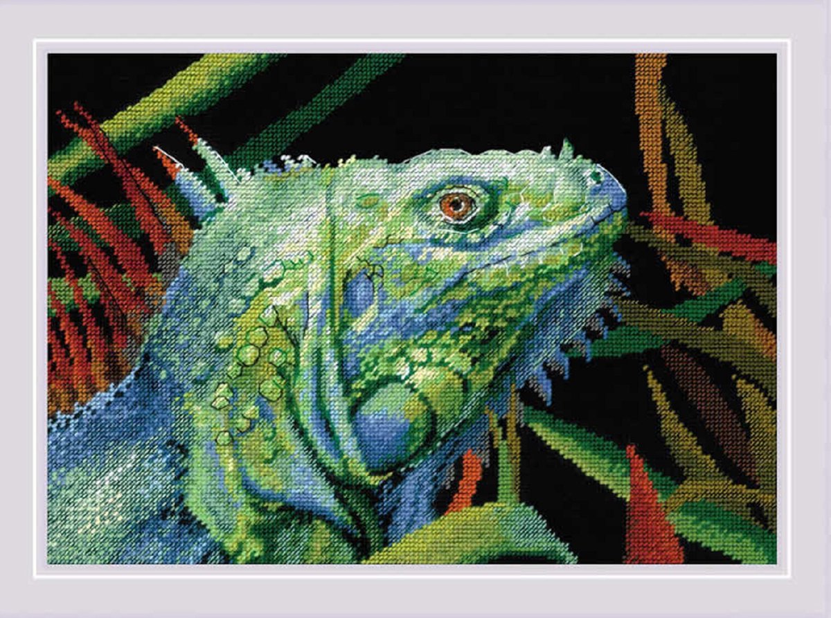 RIOLIS Iguana borduren (pakket) 2192
