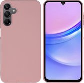 iMoshion Hoesje Geschikt voor Samsung Galaxy A15 (5G) / A15 (4G) Hoesje Siliconen - iMoshion Color Backcover - roze