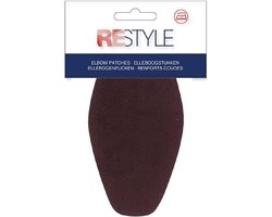ReStyle Elleboogstukken 18,5 cm x 9,5 cm opstrijkbaar - Kleur 763 Bordeaux