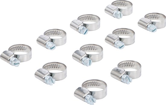 BGS Slangklemmen roestvrij staal 12 x 20 mm 10 stuks - 8095-12x20 van Merkloos — afbeelding 3