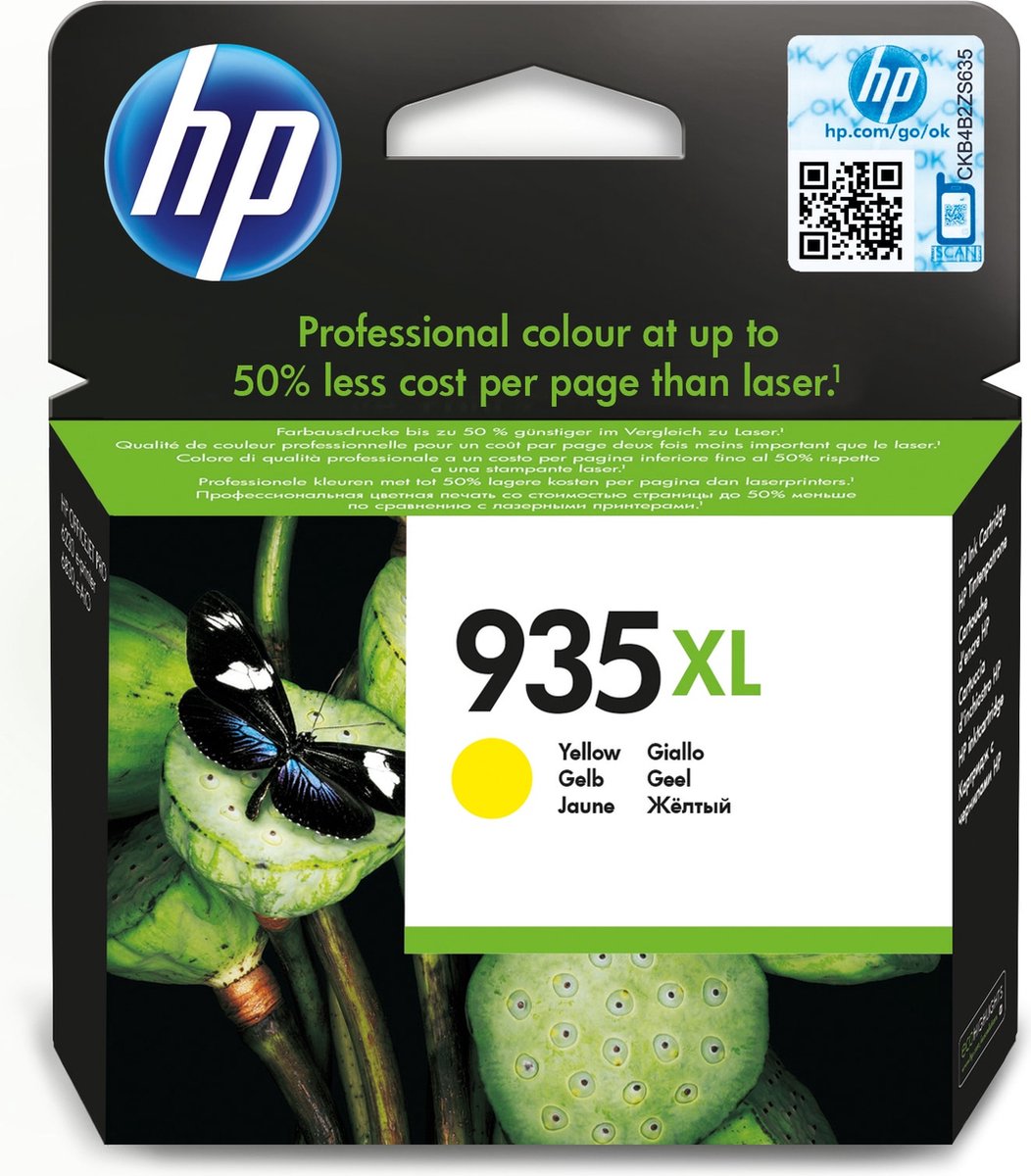 HP 935XL - Inktcartridge / Geel / Hoge Capaciteit