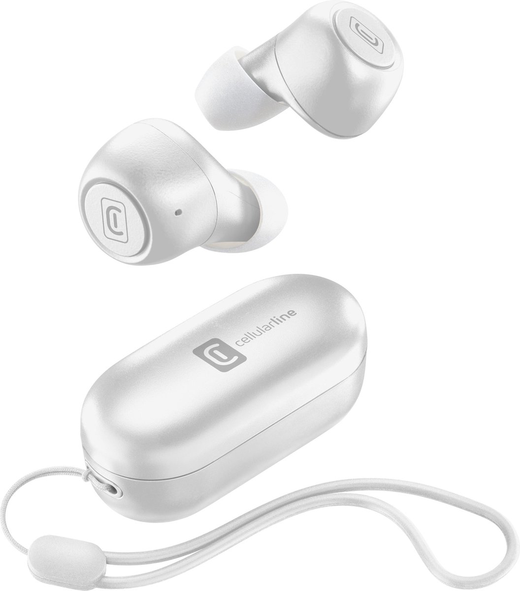 Cellularline BTPICKTWS Headset Draadloos In-ear Oproepen/muziek Micro-USB Bluetooth Wit