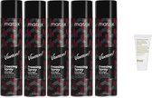 5 x Matrix Vavoom Freezing Spray - Extra Hold - Haarspray voor stevige fixatie en definitie - 500ml + Gratis Evo Travelsize