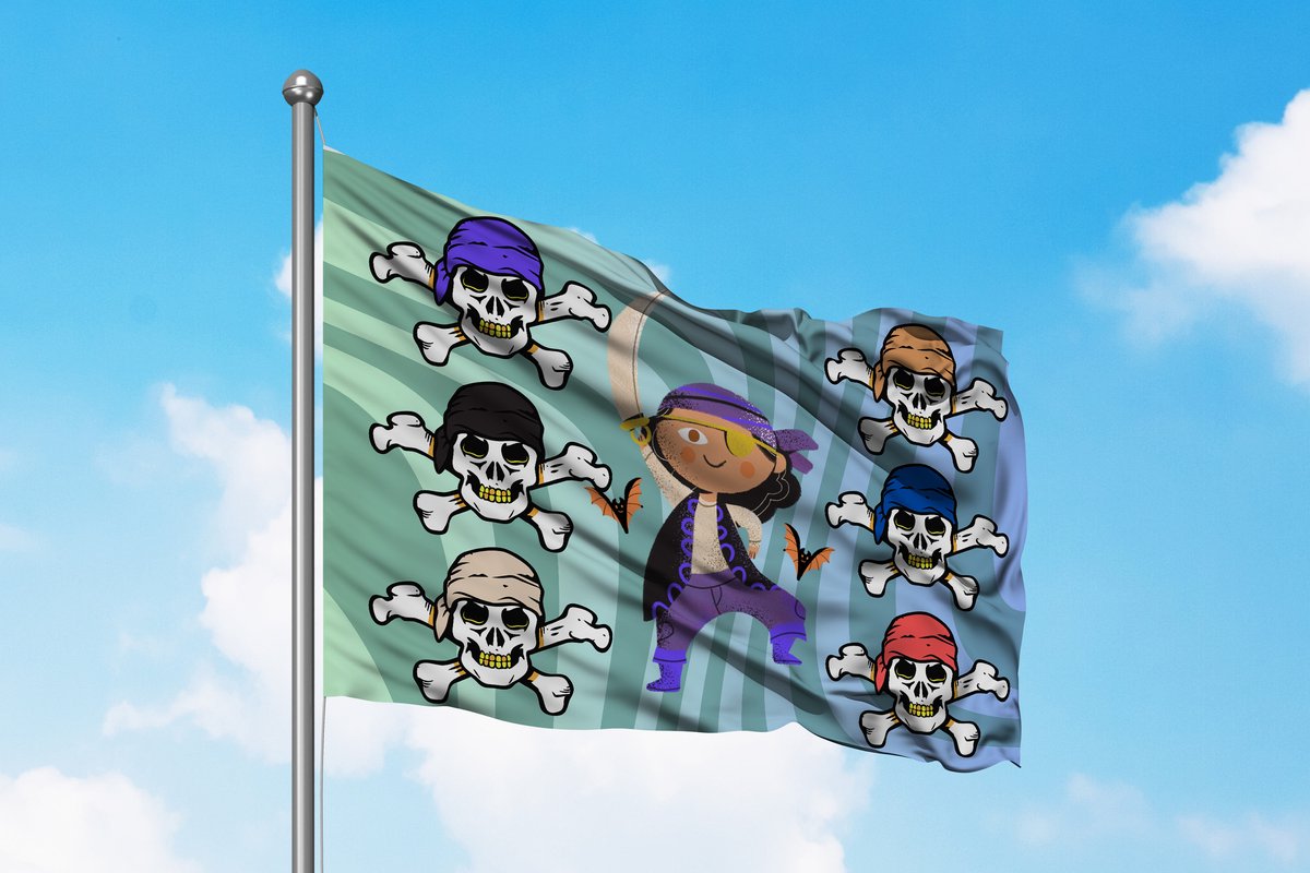 Piratenvlag - Piraat Vlag - 150x100cm