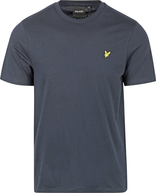 Lyle and Scott - T-shirt Navy - Heren - Maat L - Modern-fit