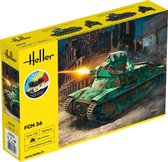 1:35 Heller 35322 FCM36 Tank - Starter Kit Plastic Modelbouwpakket