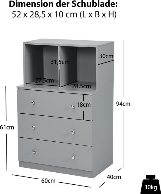 Kinderboekenkast wandrek met 3 planken van grenenhout E1 mdf - Reis naar het bos
