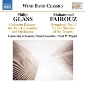 University Of Kansas Wind Ensemble, Paul Popiel - Glass/Fairouz: In The Shadow Of No Towers (CD)
