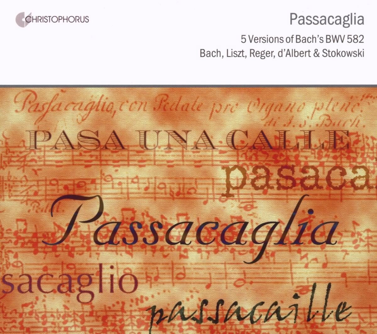 Brandenburgisches Staatsorchester, Nikos Athinäos - J.S. Bach: Passacaglia Bwv 582 (CD)