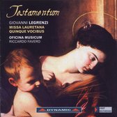 Oficina Musicum, Riccardo Favero - Testamentum: Missa Lauretana Quinque Vocibus (CD)