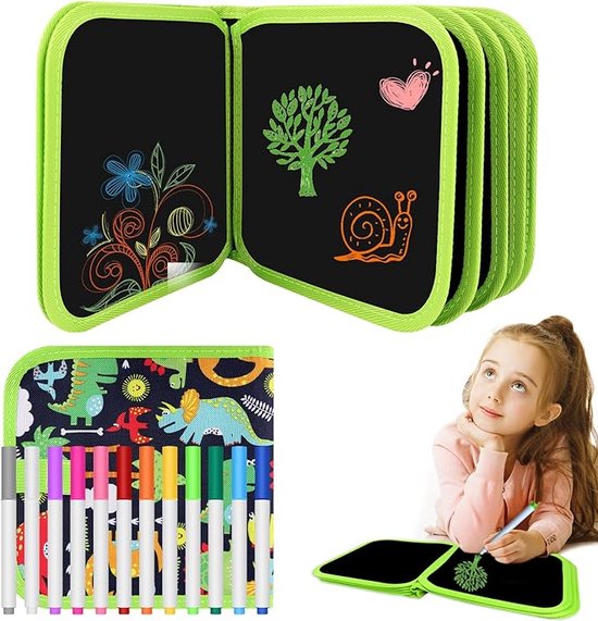 Bloc de dessin portable effaçable Jouet réutilisable Carnet de croquis