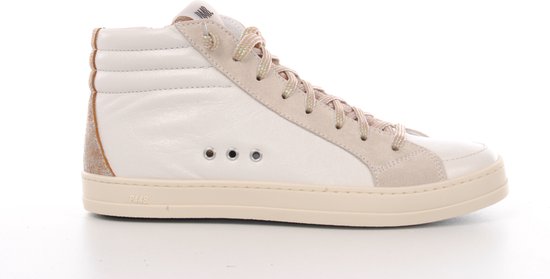 P448 damessneakers skate lady beige goud