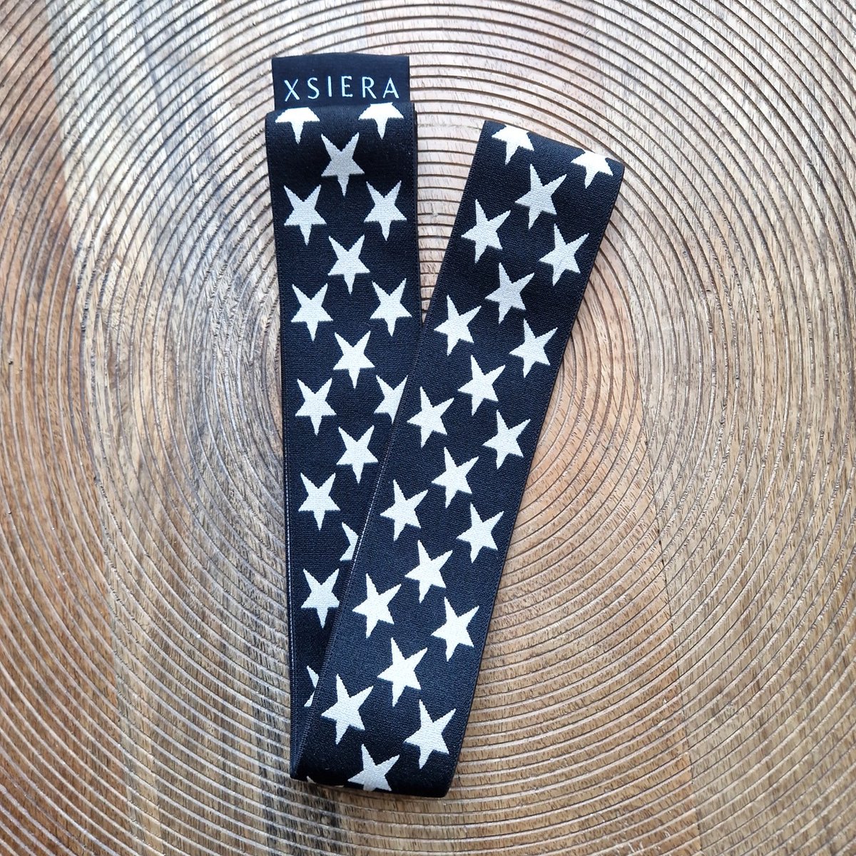 XSIERA - HANDDOEK ELASTIEK - STARS - STRANDBED ELASTIEK - STRAND KNIJPERS