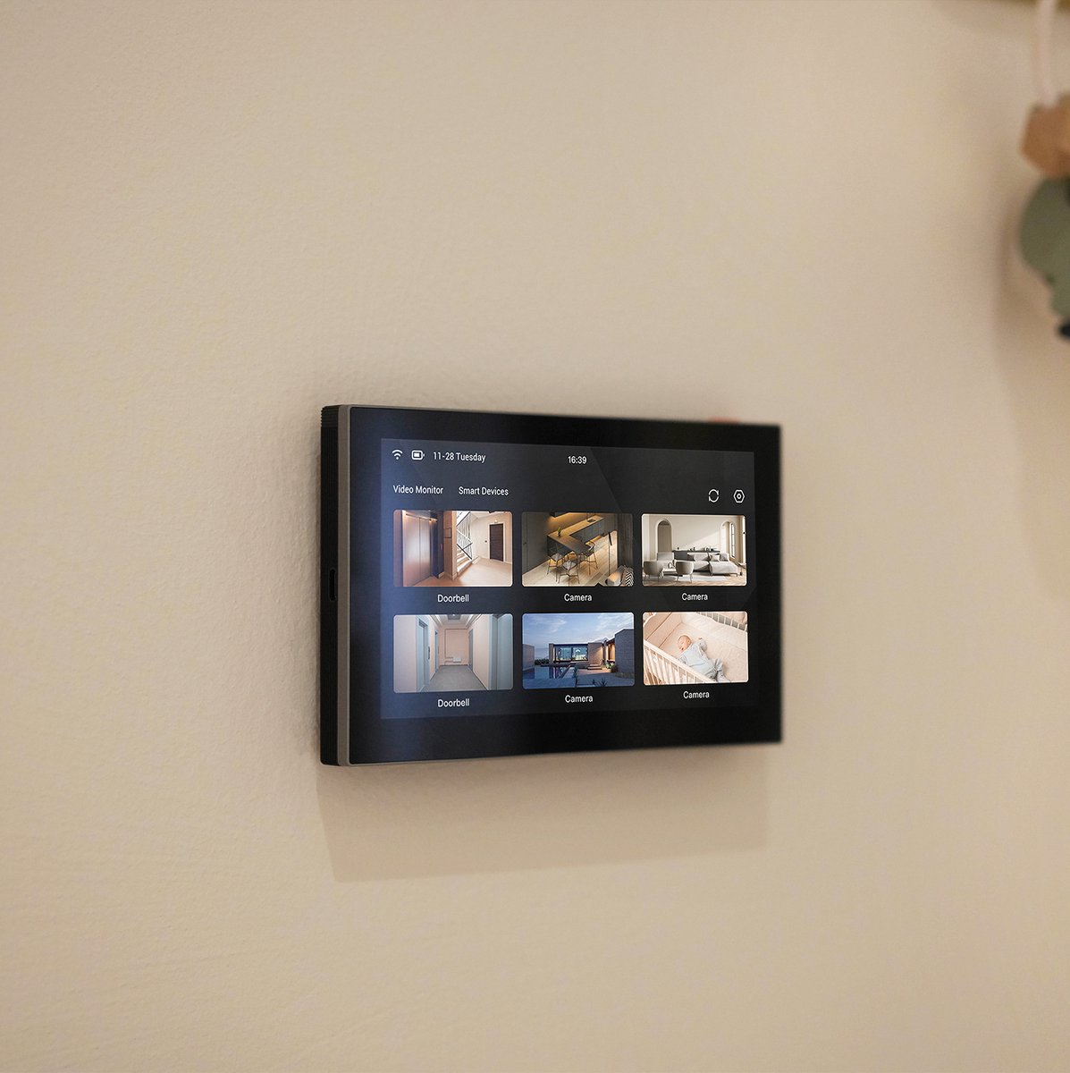 Ezviz SD7 Slim Scherm Touchmonitor Smart Home Hub Zwart - afbeelding 3