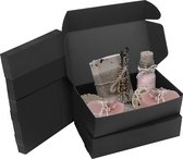 Kurtzy Coffrets Cadeaux Noir Hobby (Paquet de 50) - Taille de la boîte 19 x 11 x 4,5 cm - Présentations faciles à assembler Boîte à cadeaux - Fêtes, anniversaires, mariages, vacances