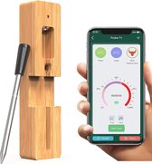 Bol.com Vleesthermometer draadloos met App - BBQ Thermometer bluetooth - Oventhermometer - BBQ Accesoires aanbieding
