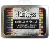Ranger Tim Holtz Distress Watercolor Pencils 12 st Kit #4 TDH83580 Tim Holtz (02-24)