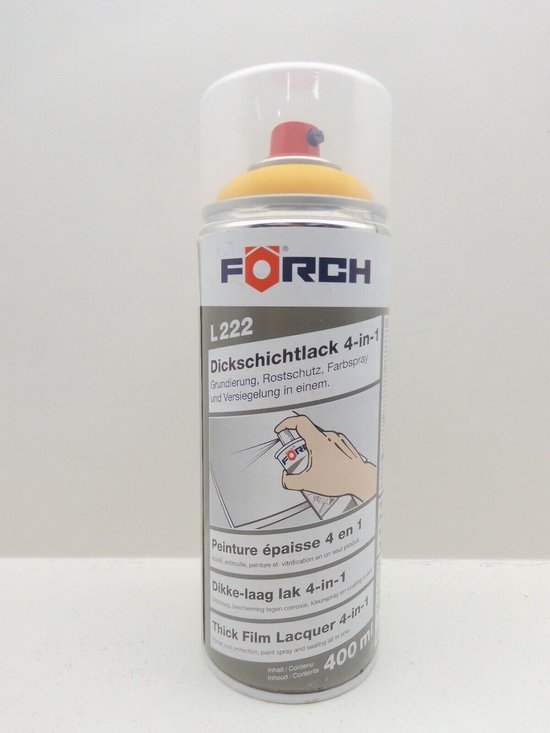 FORCH 4-in-1 Dickschichtlack Spray – RAL 6004 Blaugrün, Rostschutz & Versiegelung In Einem