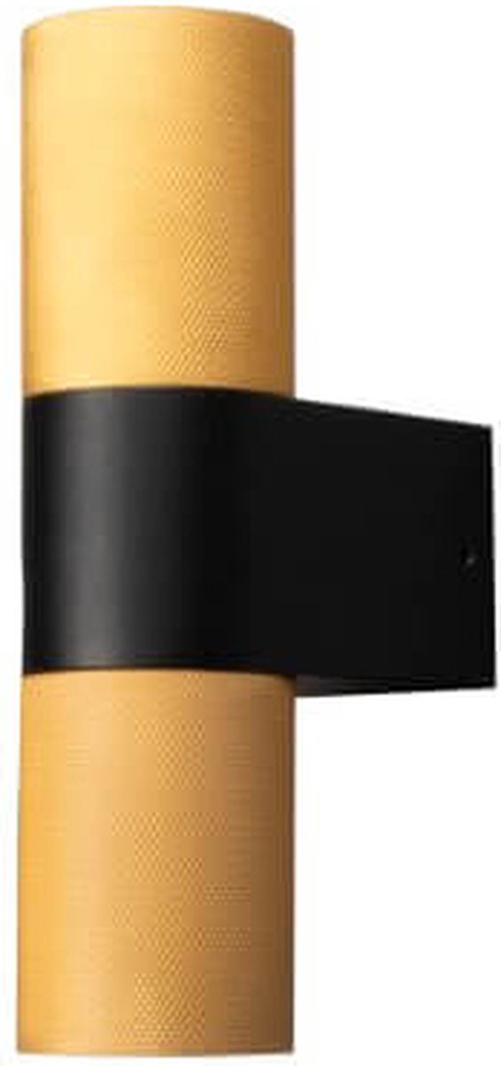 Konstsmide - Wandspot temi 2x7W goud en zwart