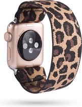 SmartphoneClip® Elastische band leopard geschikt voor Apple Watch 38mm, 40mm en 41mm (alle generaties)