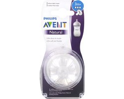 Product: Philips Avent SCF043/27 Natural Speen - 3m+ - 2stuks, van het merk 