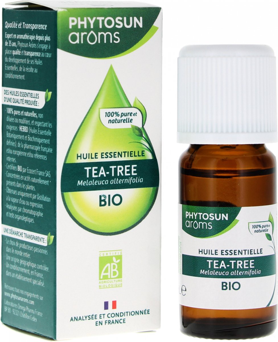 Goedkoopste Phytosun Arôms Etherische Tea Tree Olie (Melaleuca Alternifolia) Biologisch 10 ml