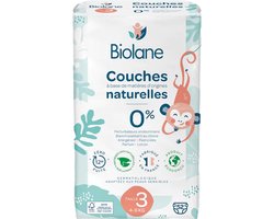 Biolane Natuurlijke Luiers 52 Luiers Maat 3 (4-9 Kg)