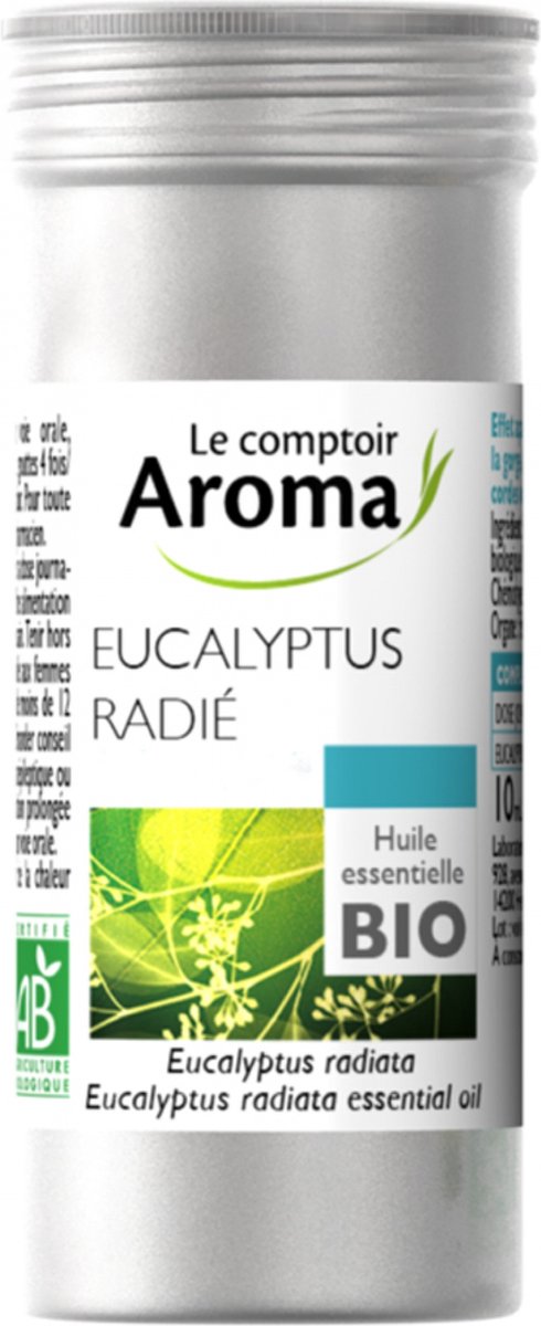 Goedkoopste Le Comptoir Aroma Eucalyptus Radié Etherische Olie (Eucalyptus Radiata) Bio 10 ml