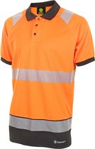 Beeswift HiVis Polo Shirt - Oranje/Zwart - Maat M