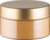 Scrubzout Appel-Kaneel - 300 gram - Pot met luxe gouden deksel - Hydraterende Lichaamsscrub