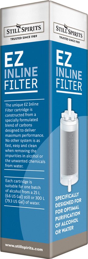 Water Filter Still Still Spirits - EZ Inline filter | bol