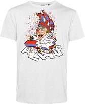 T-shirt Alaaf | Carnavalskleding heren | Carnaval Kostuum | Foute Party | Wit | maat 4XL