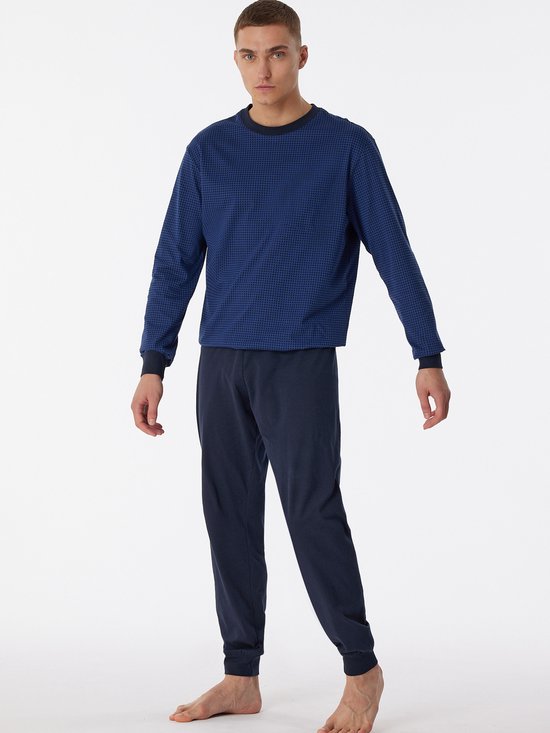 Schiesser pyjama bleu foncé - 48