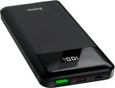 Hoco J102 - 10000 mAh - Power Bank - Snel Opladen - Geschikt Voor Iphone, Samsung, Huawei, Oppo - 18W Qc - Type C - Usb - Externe batterij - Oplader - Zwart