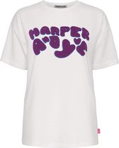 Harper & Yve T-shirt LOGO - Cream White - Maat M
